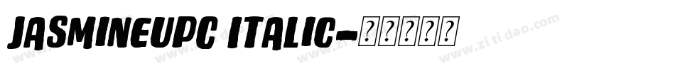 JasmineUPC Italic字体转换